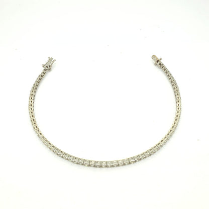 3ct Diamond Line Tennis Bracelet in 18ct White Gold