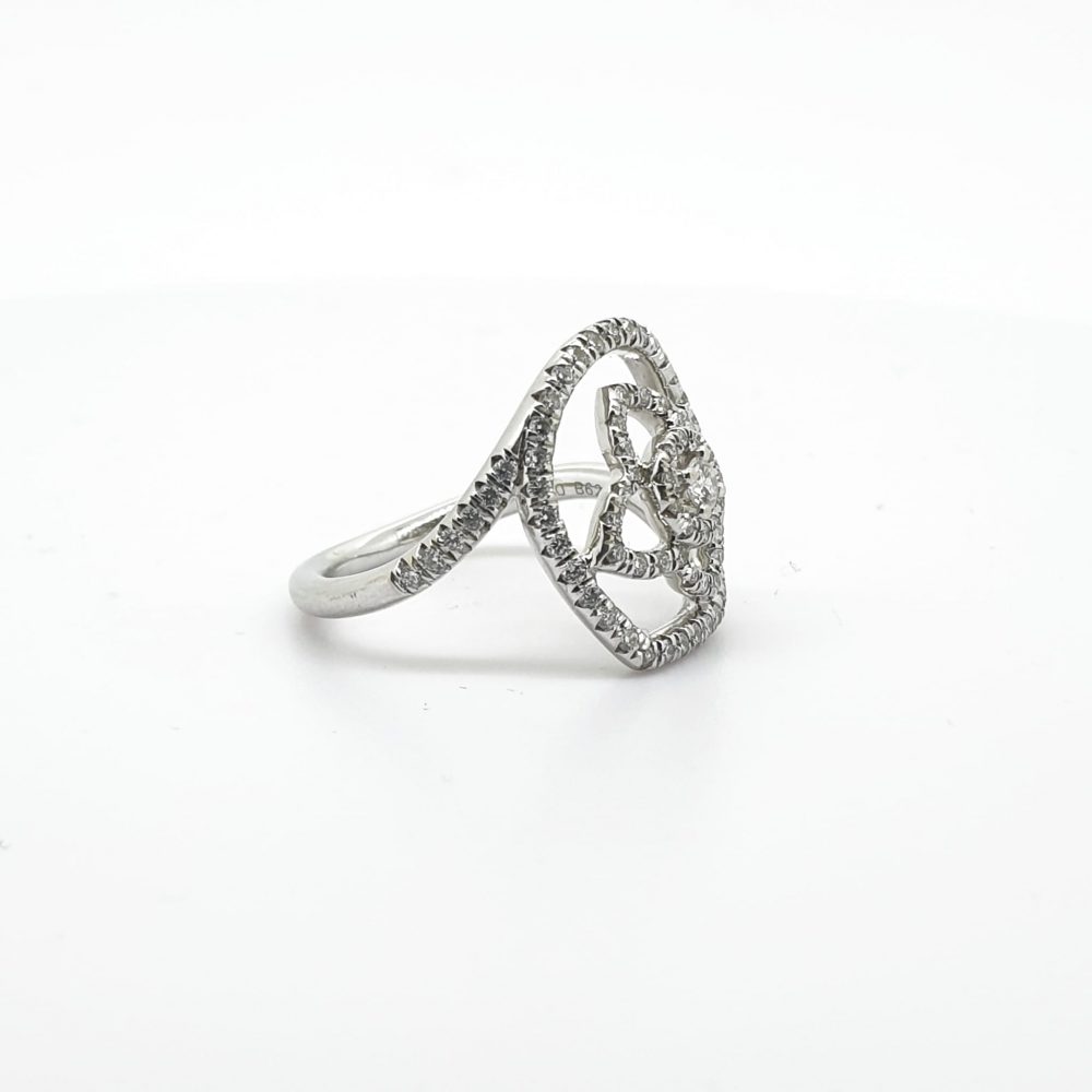 De Beers Enchanted Lotus Diamond Ring