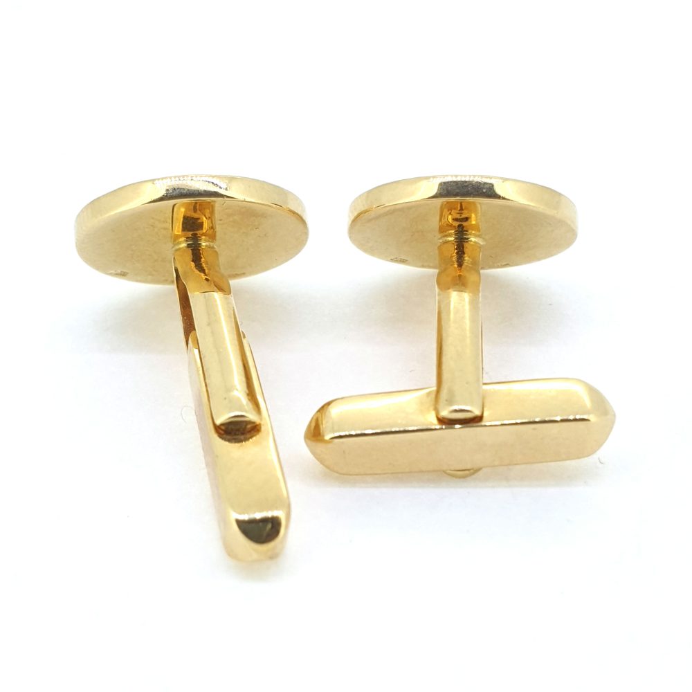 Bvlgari Lapis Lazuli and 18ct Yellow Gold Cufflinks