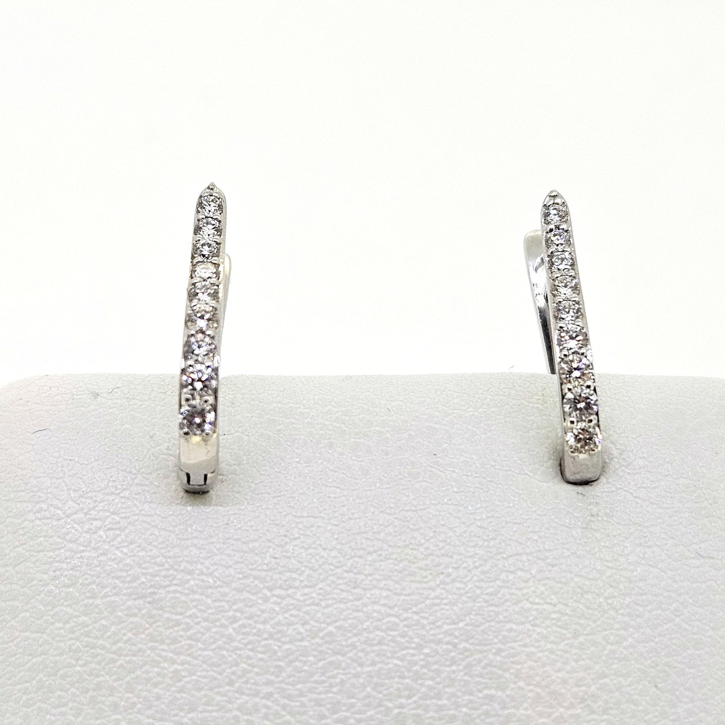 Contemporary Sapphire and Diamond drop earrings S2.97 D1.09