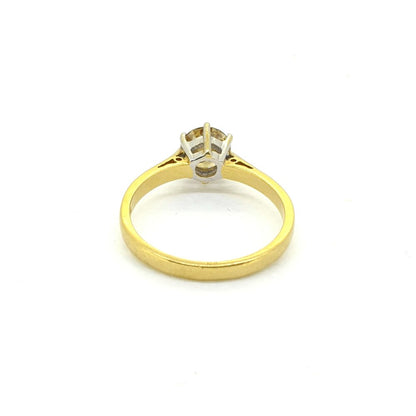 1ct Cognac Diamond Solitaire Engagement Ring
