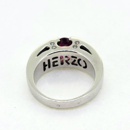 Romain Herzo 1ct Ruby and Diamond Ring