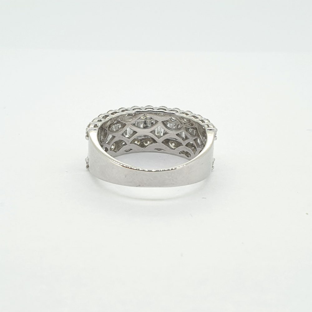 2.15ct Baguette and Brilliant Diamond Dress Ring