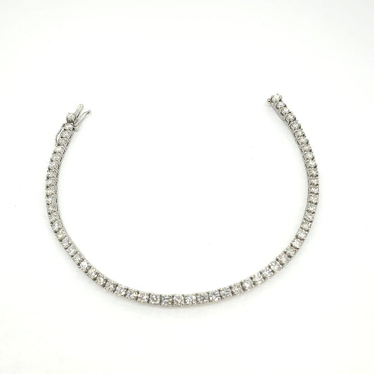 5cts Diamond Line Tennis Bracelet 18ct White Gold