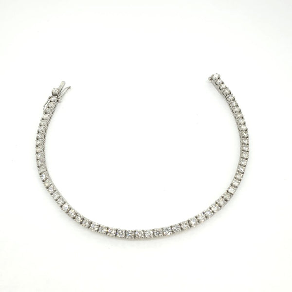 5cts Diamond Line Tennis Bracelet 18ct White Gold