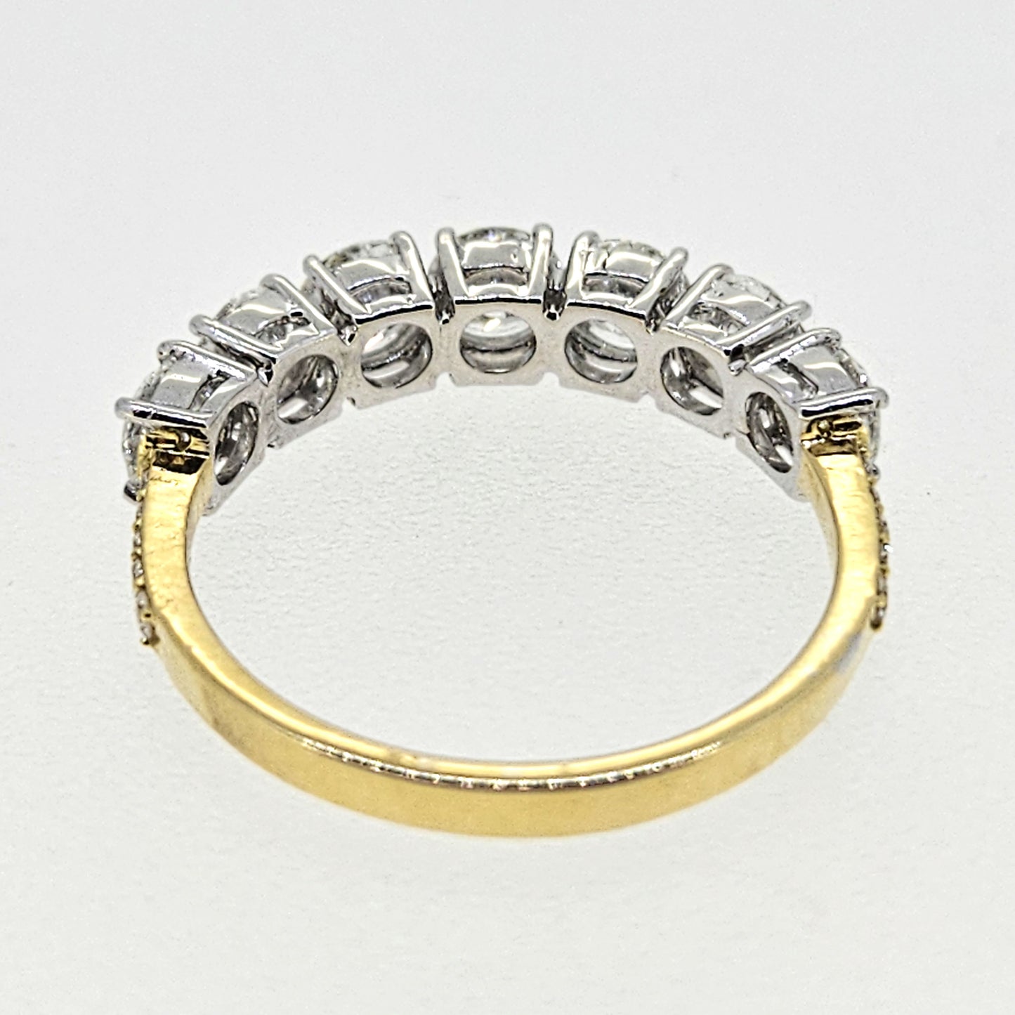 Seven stone Diamond Ring D1.63 Dcol vvs