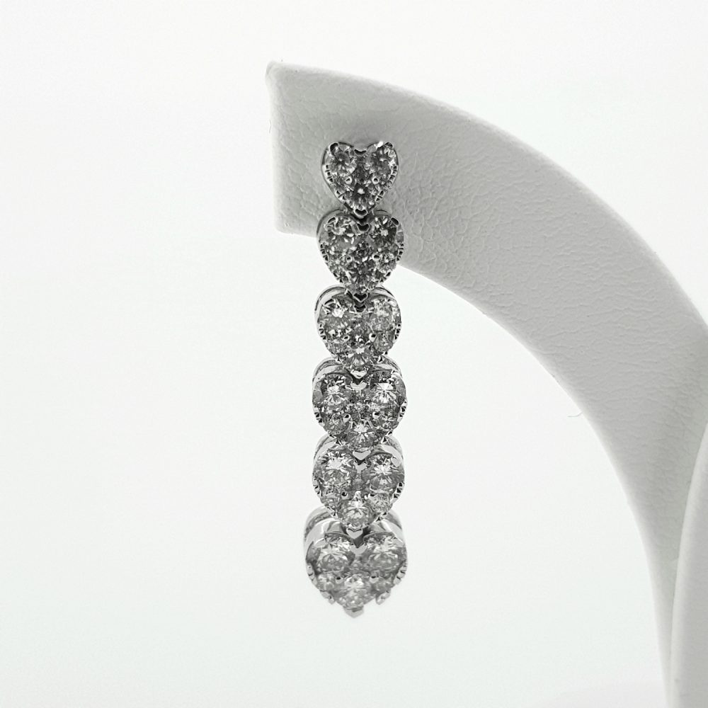 2cts Diamond Drop Earrings