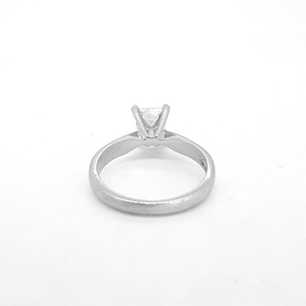 Princess Cut Diamond Solitaire Engagement Ring, VS clarity I colour