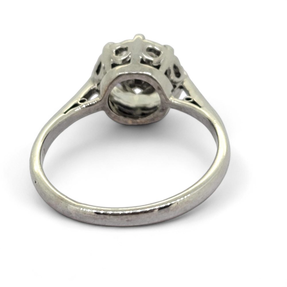 1.80ct Diamond Solitaire Engagement Ring in Platinum, single stone 1.80 carat round brilliant-cut diamond eight-claw set and mounted in platinum