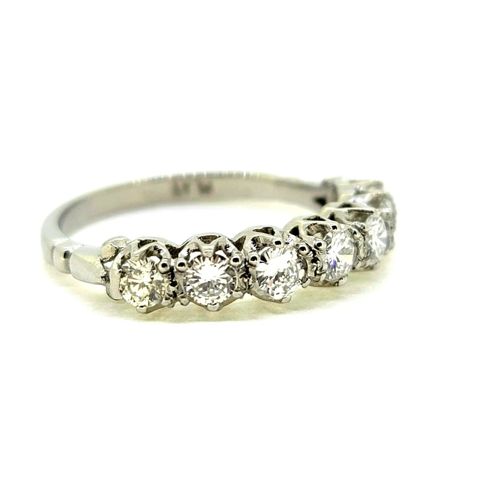1.10ct Diamond Seven Stone Ring in Platinum