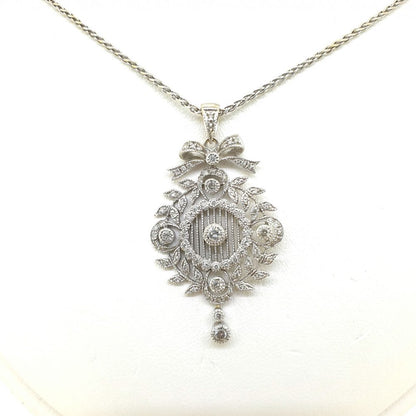Decorative Diamond Pendant with Chain