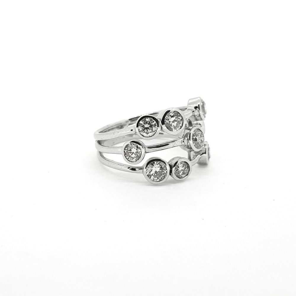 Boodle Style Diamond Ring, 1.40 carat total