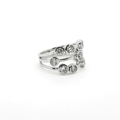 Boodle Style Diamond Ring, 1.40 carat total