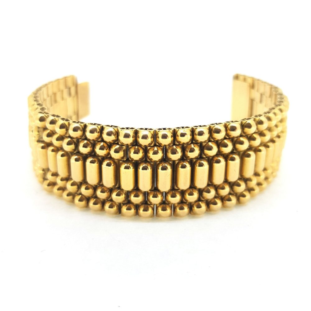 Vintage French 18ct Yellow Gold Bracelet, Circa 1960
