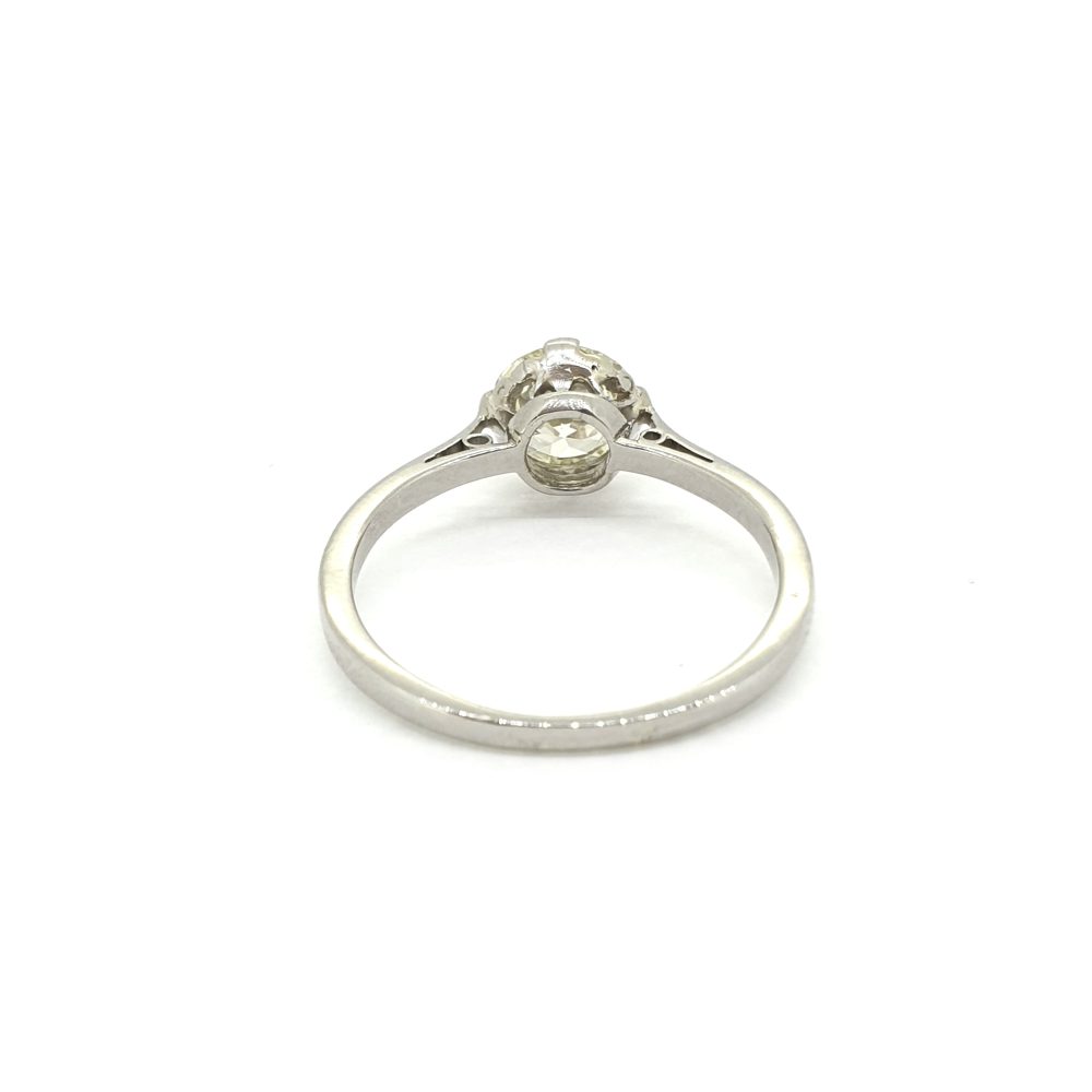 1ct Diamond Single Stone Engagement Ring in Platinum