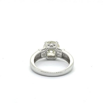 2.61ct Diamond Solitaire Engagement Ring in Platinum