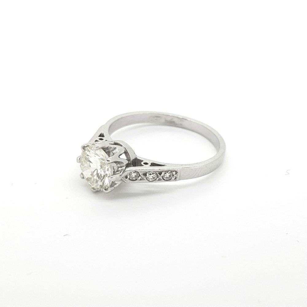0.90ct Diamond Solitaire Engagement Ring