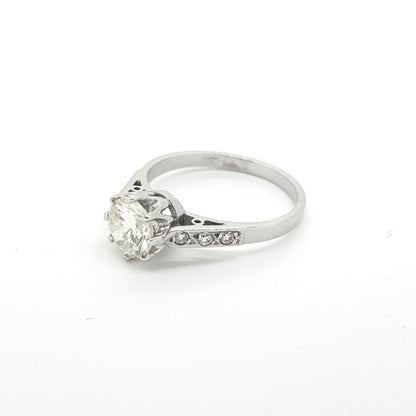 0.90ct Diamond Solitaire Engagement Ring