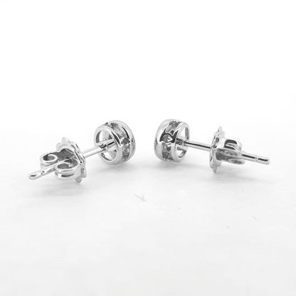 0.44ct Diamond Stud Earrings in 18ct White Gold