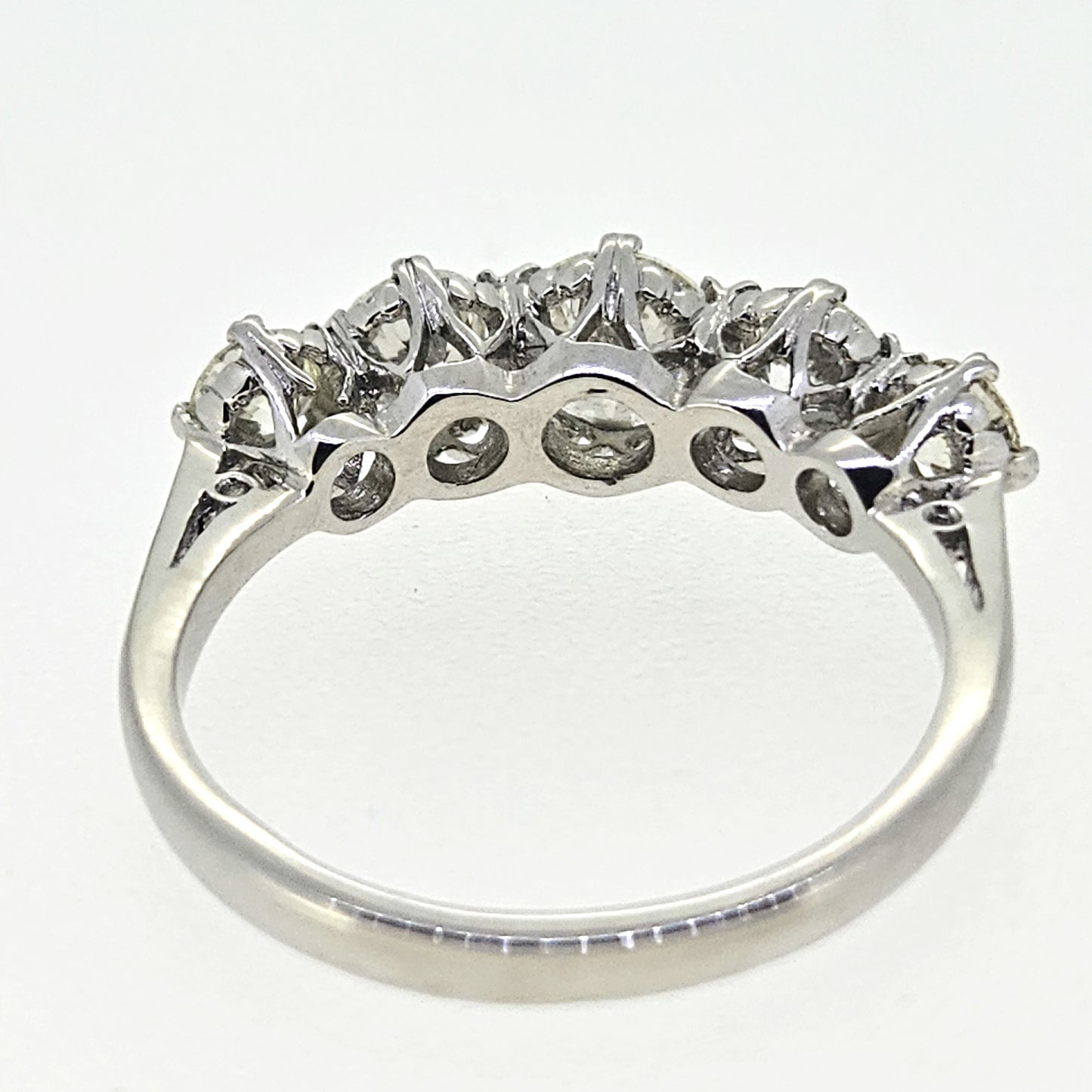 Platinum five stone Diamond Ring D2.05