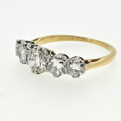 5 Stone Diamond Ring est.1.50 18ct