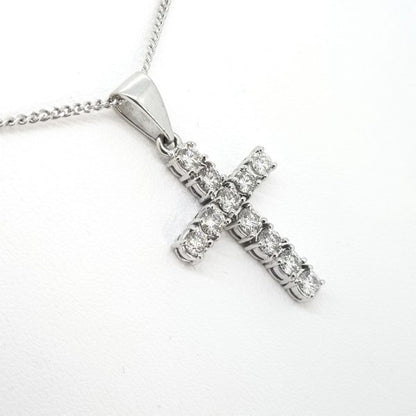 Diamond Cross Pendant, 1.30 carat total
