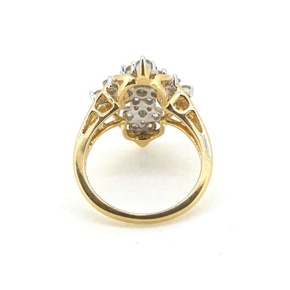 Diamond Cluster Dress Ring, 1.00 carat total
