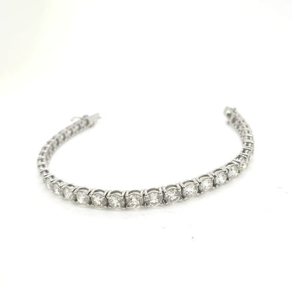 Diamond Line Tennis Bracelet, 13.12 carats
