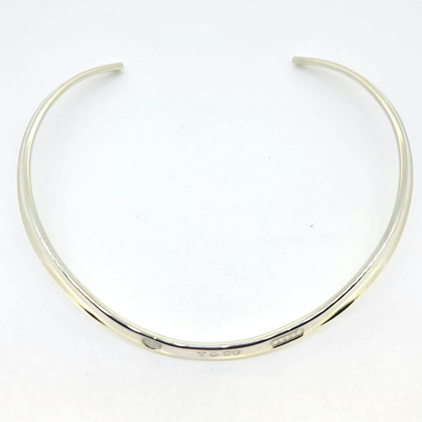 Vintage Tiffany and Co 1837 Collection Silver Torque Collar Necklace