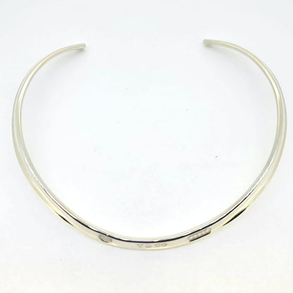 Vintage Tiffany and Co 1837 Collection Silver Collar Necklace