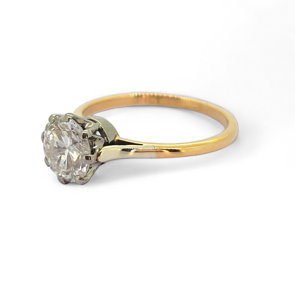 Single Stone 1.5ct Diamond Solitaire Engagement Ring in 18ct Yellow Gold