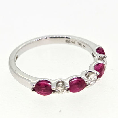 Ruby and Diamond 18ct R.96 D.19