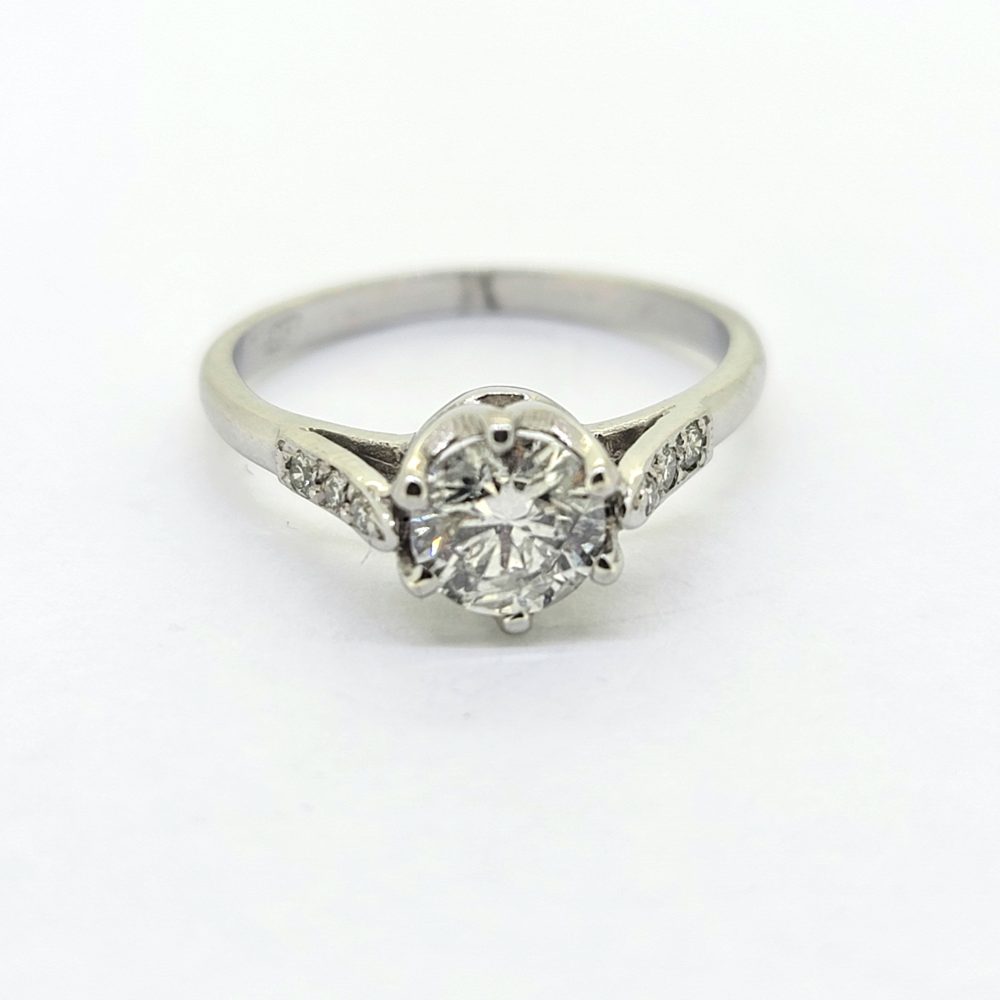0.96ct Diamond Solitaire Engagement Ring