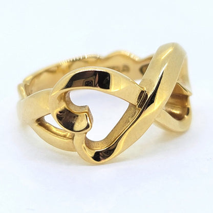 Vintage Paloma Picasso Tiffany and Co Double Loving Heart Ring