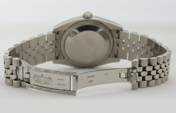 Rolex Datejust 116234 Stainless Steel White Gold Bezel Automatic Watch