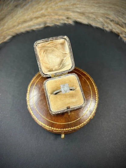 New Diamond Engagement Ring In 9 Carat White Gold