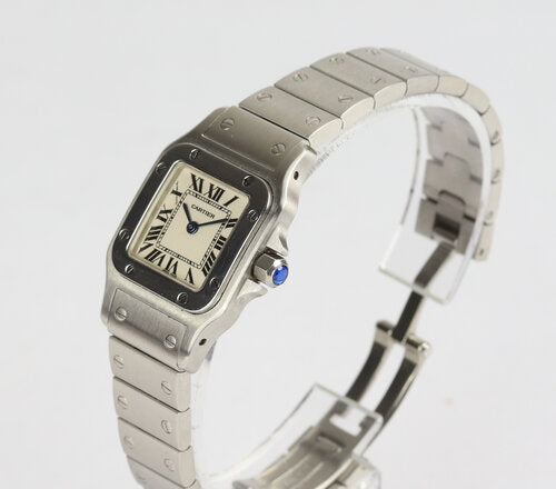 Cartier Santos Ladies Galbée 24mm Stainless Steel Quartz Watch