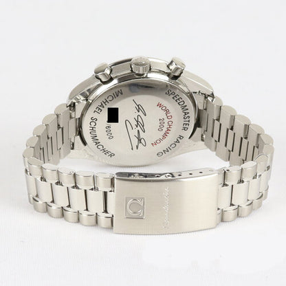 Gents Omega Speedmaster Racing Michael Schumacher World Champion 2000 Limited Edition 39mm Stainless Steel Automatic Chronograph Gents Watch