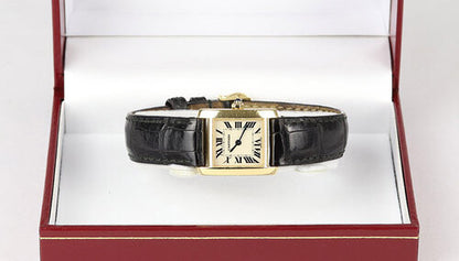 Cartier Tank Francaise Ladies 18ct Yellow Gold 2385 Quartz Watch