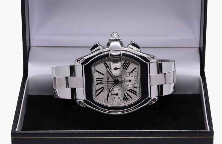 Cartier Roadster 2618 Stainless Steel 40mm Chronograph Watch