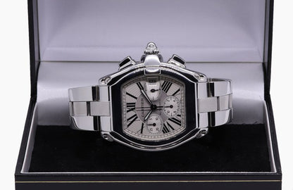 Cartier Roadster 2618 Stainless Steel 40mm Chronograph Watch