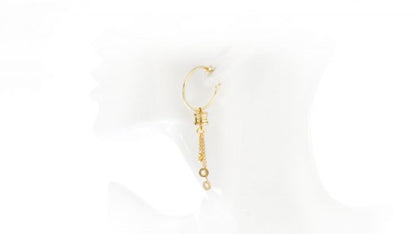 Bvlgari Vintage 18ct Yellow Gold Drop Earrings; Bulgari ladies 18ct yellow gold earrings. Fully hallmarked. Made in Italy, Circa 1990s