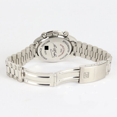 Gents Omega Speedmaster Racing Michael Schumacher World Champion 2000 Limited Edition 39mm Stainless Steel Automatic Chronograph Gents Watch