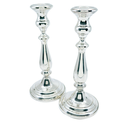 Vintage Pair of Silver Convertible Candlesticks