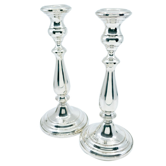 Vintage Pair of Silver Convertible Candlesticks