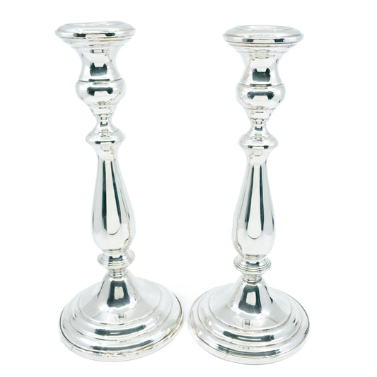 Vintage Pair of Silver Convertible Candlesticks
