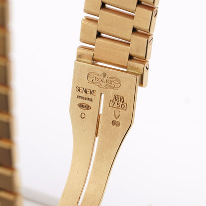 Vintage Rolex Cellini 1650 Full 18ct Yellow Gold Manual Watch with Diamond Bezel, Circa 1990s