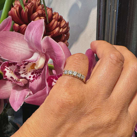 Diamond 14k Row Ring 15937-8682