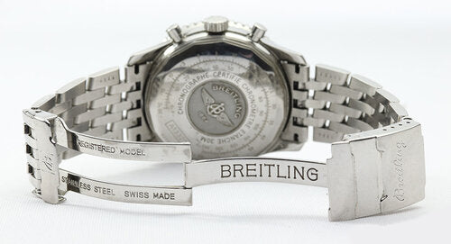 Breitling Old Navitimer 41mm Blue Dial Chronograph, With Papers