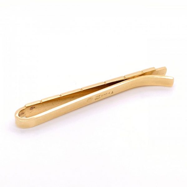 Georg Jensen Gold Tie Clip by Henry Pilstrup, Circa 1950